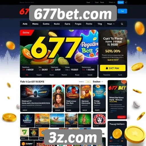 Acessibilidade e design do site 677bet.com